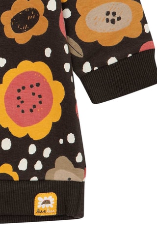 Sweaterjurk - Zwart en Roze