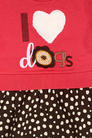 Robe trompe-l’œil - Rose