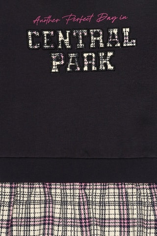 Jurk met Trompel'œil - Grijs