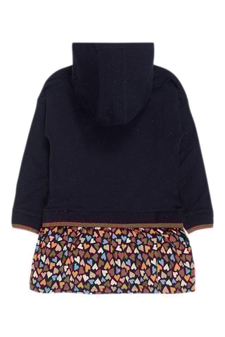 Robe trompe-l’œil - Bleu foncé