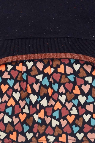 Robe trompe-l’œil - Bleu foncé