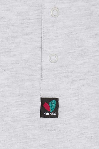 Robe trompe l’œil - Gris chiné