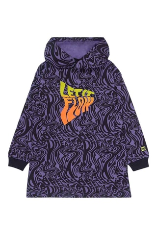 Robe à capuche - Mauve