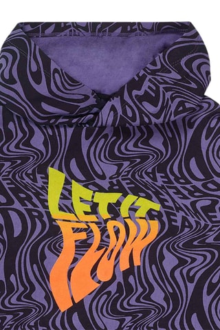 Robe à capuche - Mauve