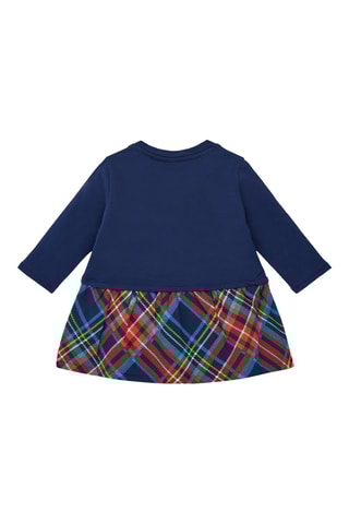 Robe trompe-l’œil - Bleu