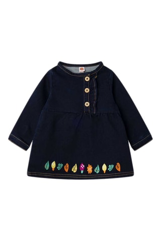 Robe en jean - Bleu foncé