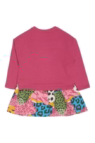 Robe trompe-l’œil - Bordeaux