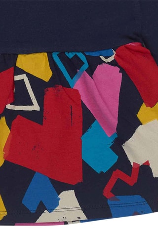 Robe trompe-l’œil - Bleu marine