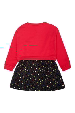 Robe trompe-l’œil - Rose