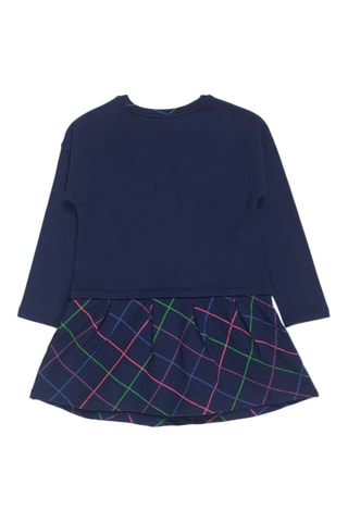 Robe trompe-l’œil - Bleu marine