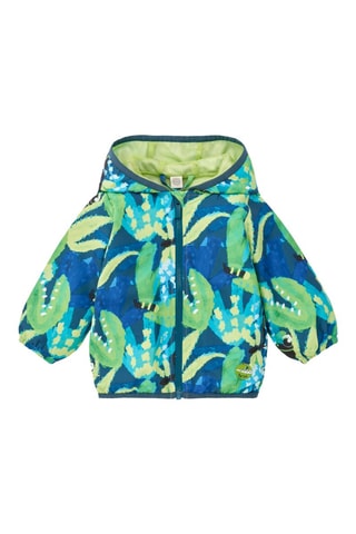 Windjack met Capuchon Tropadelic - Limoengroen