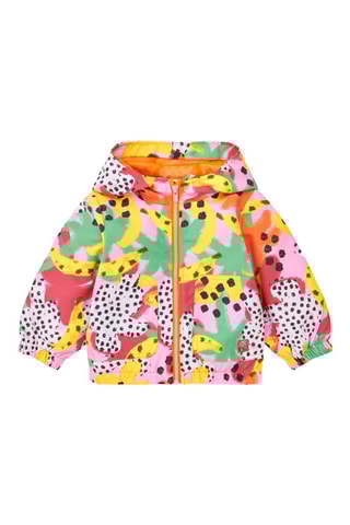 Windjack met Capuchon Banana Records - Multicolor