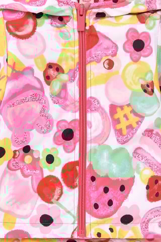 Windjack met Capuchon Creamy Ice - Multicolor