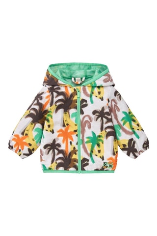 Windjack met Capuchon Banana Records - Beige