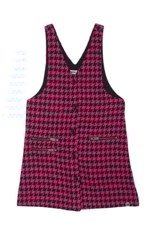 Robe-salopette - Noir et rouge