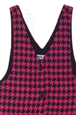 Robe-salopette - Noir et rouge