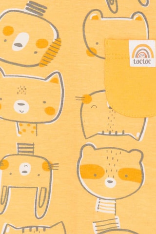 Tuinbroek en T-shirt - Gemêleerd Donkergrijs