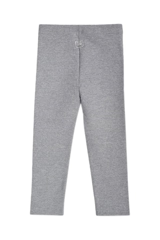Legging polaire - Gris clair chiné