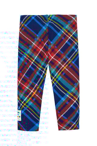 Legging polaire - Rouge et bleu