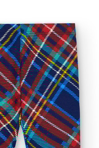 Legging polaire - Rouge et bleu