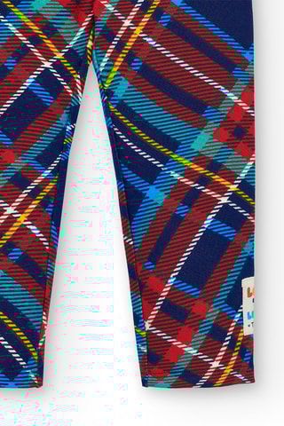 Legging polaire - Rouge et bleu