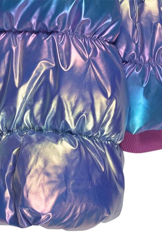 Gewatteerde Jas met Capuchon - Paars