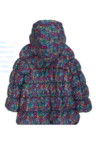 Gewatteerde Jas met Capuchon - Multicolor