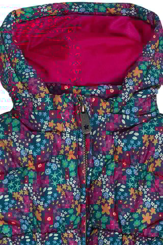 Gewatteerde Jas met Capuchon - Multicolor