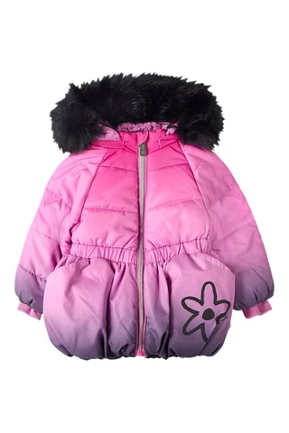 Gewatteerde Jas Dip and Dye - Roze