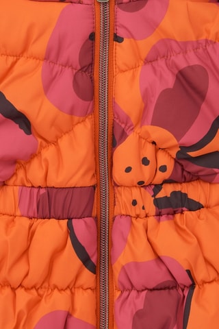 Gewatteerde Jas met Capuchon - Roze en Oranje