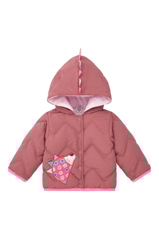 Gewatteerde Jas met Capuchon - Roze