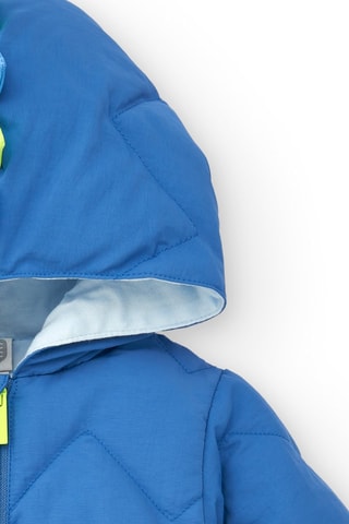 Gewatteerde Jas met Capuchon - Kobaltblauw