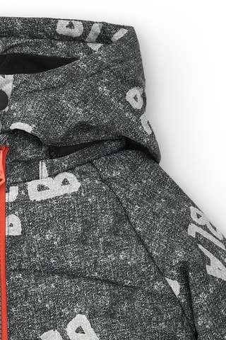 Gewatteerde Jas met Capuchon - Grijs