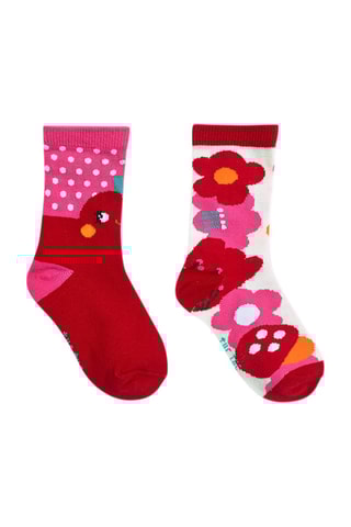 2 Paar Sokken - Rood