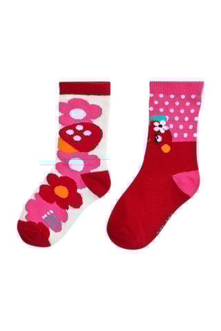 2 Paar Sokken - Rood