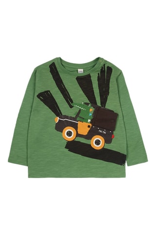 T-shirt - Gemêleerd Groen