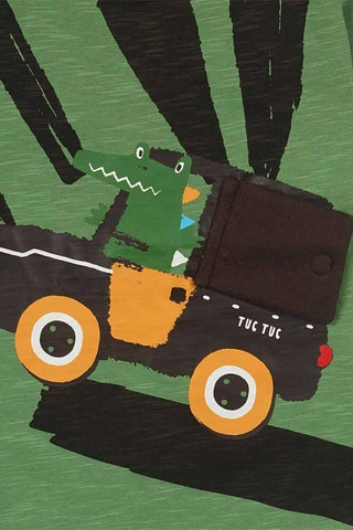 T-shirt - Gemêleerd Groen