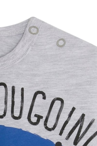 T-shirt - Gris clair chiné