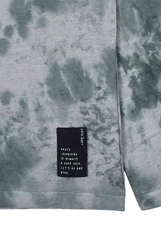 T-shirt Tie and Dye - Grijs