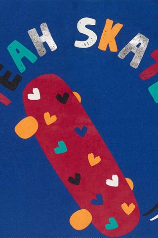 T-shirt - Bleu cobalt