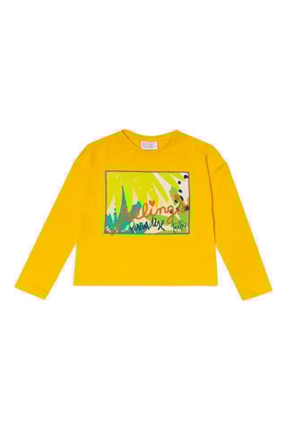 T-shirt Tropic Feelings - Jaune et vert