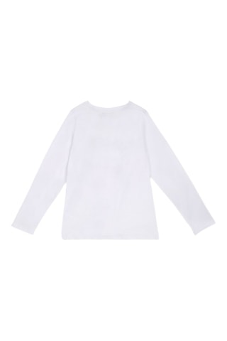 Geknoopt T-shirt Hello Playa - Wit