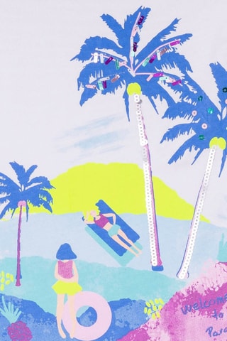 T-shirt Malibu - Wit