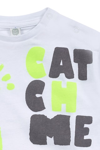 T-shirt Cattitude - Blanc