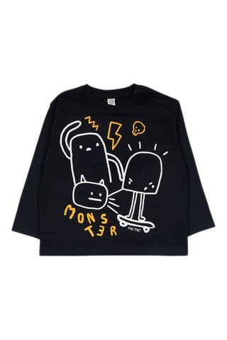 T-shirt Big Hugs - Zwart