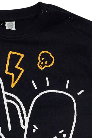 T-shirt Big Hugs - Zwart