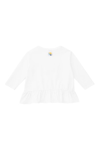 Geknoopt T-shirt Ocean Wonders - Wit