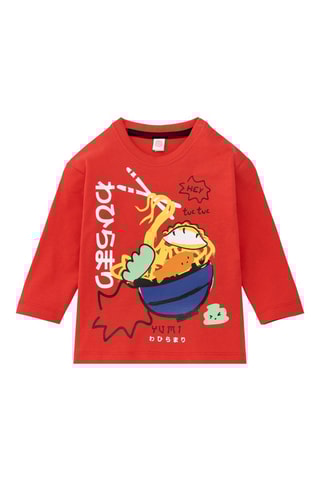 T-shirt Hey Sushi - Rood