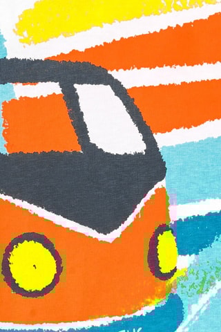 T-shirt Laguna Beach - Jaune