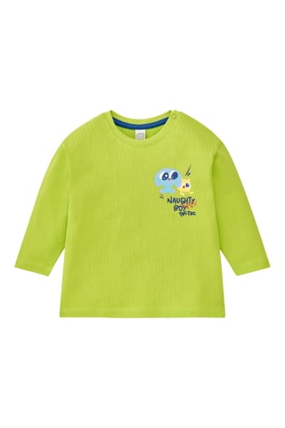 T-shirt Run Sing Jump - Limoengroen